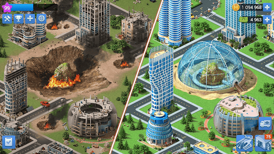 Megapolis: Stadt Bauen Spiel Screenshot