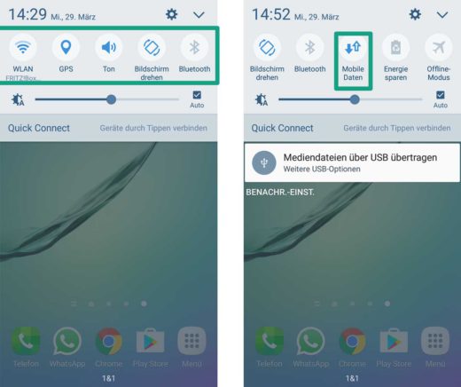 Android Tutorial: Mobiles Internet deaktivieren / aktivieren – So gehts