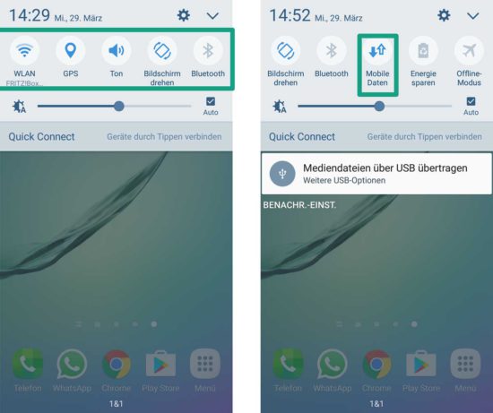 Android Tutorial: Mobiles Internet deaktivieren / aktivieren – So gehts