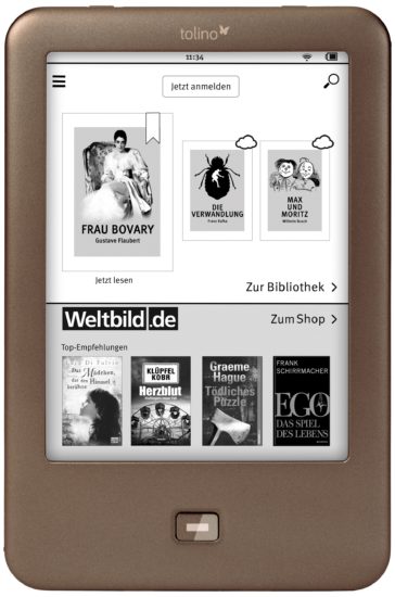 Tolino Shine im Test: Der eBook Reader gegen den Kindle Paperwhite