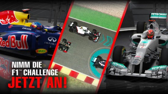 F1 Challenge: Formel 1 Spiele App von Codemasters erschienen