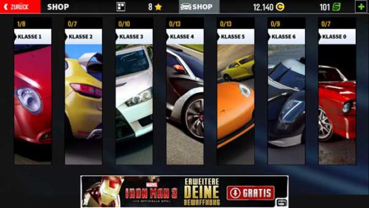 GT Racing 2: Liste der Autos und Fahrzeuge mit Tipps