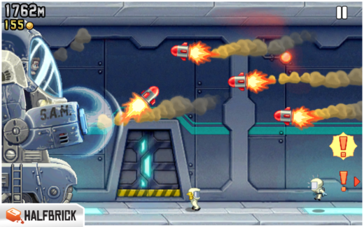 Jetpack Joyride: SAM und cooler Schlitten als neue Fahrzeuge im Update
