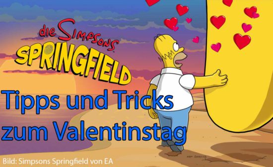 Simpsons Springfield: So kommt ihr an Herzen beim Valentinstag 2014 Event
