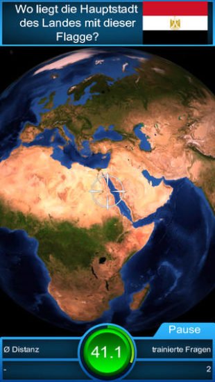 Worldquiz: Geografie Quiz App für iPhone und iPad