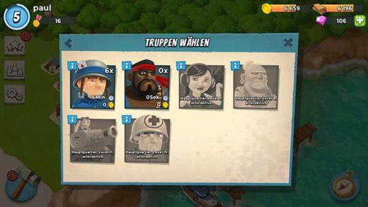 Boom Beach: Angriff, Truppen und Einheiten – Tipps