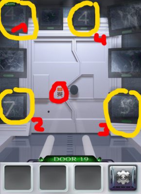 100 Doors 3 Komplettlösung - Screenshot Level 19