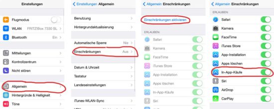 In-App-Käufe deaktivieren bei Android, iPhone und iPad – Tutorial