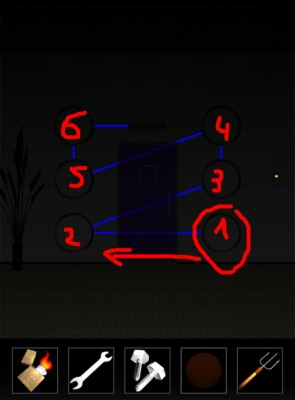 Dooors4 - Screenshot Lösung Level 17