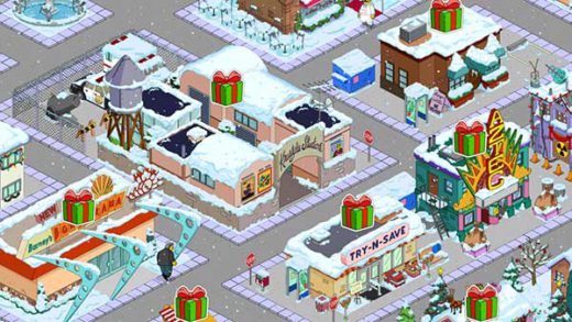 Simpsons Springfield: Mehr Geschenke beim Winter 2014 Event sammeln