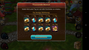 Screenshot Elements Epic Heroes - daily bonus