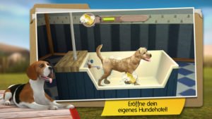 Errichte in DogHotel ein Hundehotel für die Vierbeiner - Screenshot: Tivola