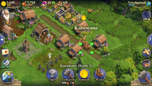 DomiNations Tipps zu mehr Gold und Nahrung