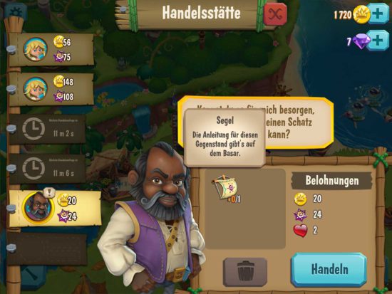 Paradise Bay: Tipps zu mehr Münzen in der App