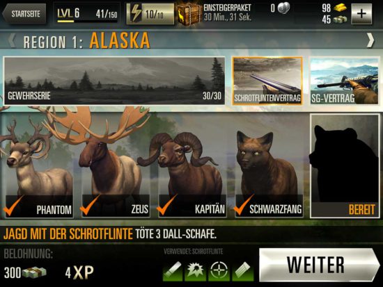 Deer Hunter 2016 Tipps, Tricks und Cheats für Android und iOS