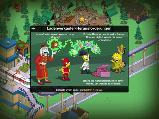 Simpsons Springfield Ladenverkäufer-Herausforderungen Übersicht – Treehouse of Horror