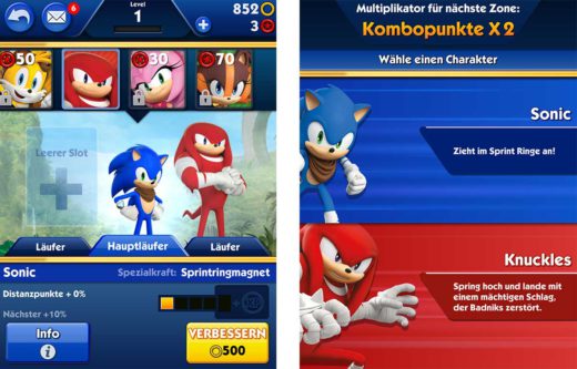 Sonic Dash 2 Tipps, Tricks und Cheats für Android und iOS