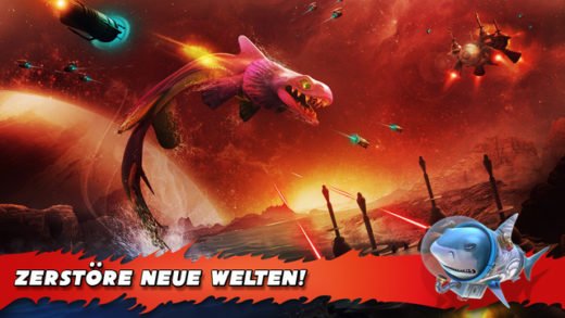 Hungry Shark Evolution: Update mit neuem Level, Haien und mehr – Space Sharks