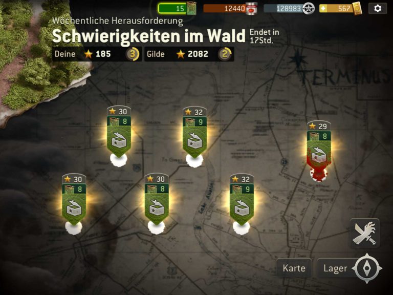 The Walking Dead No Man’s Land: Wöchentliche Herausforderungen – Tipps und mehr