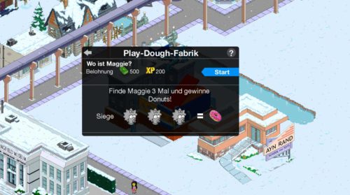 Nach Abschließen der Storyline kannst du in der Play-Dough-Fabrik das Minigame Wo ist Maggie spielen