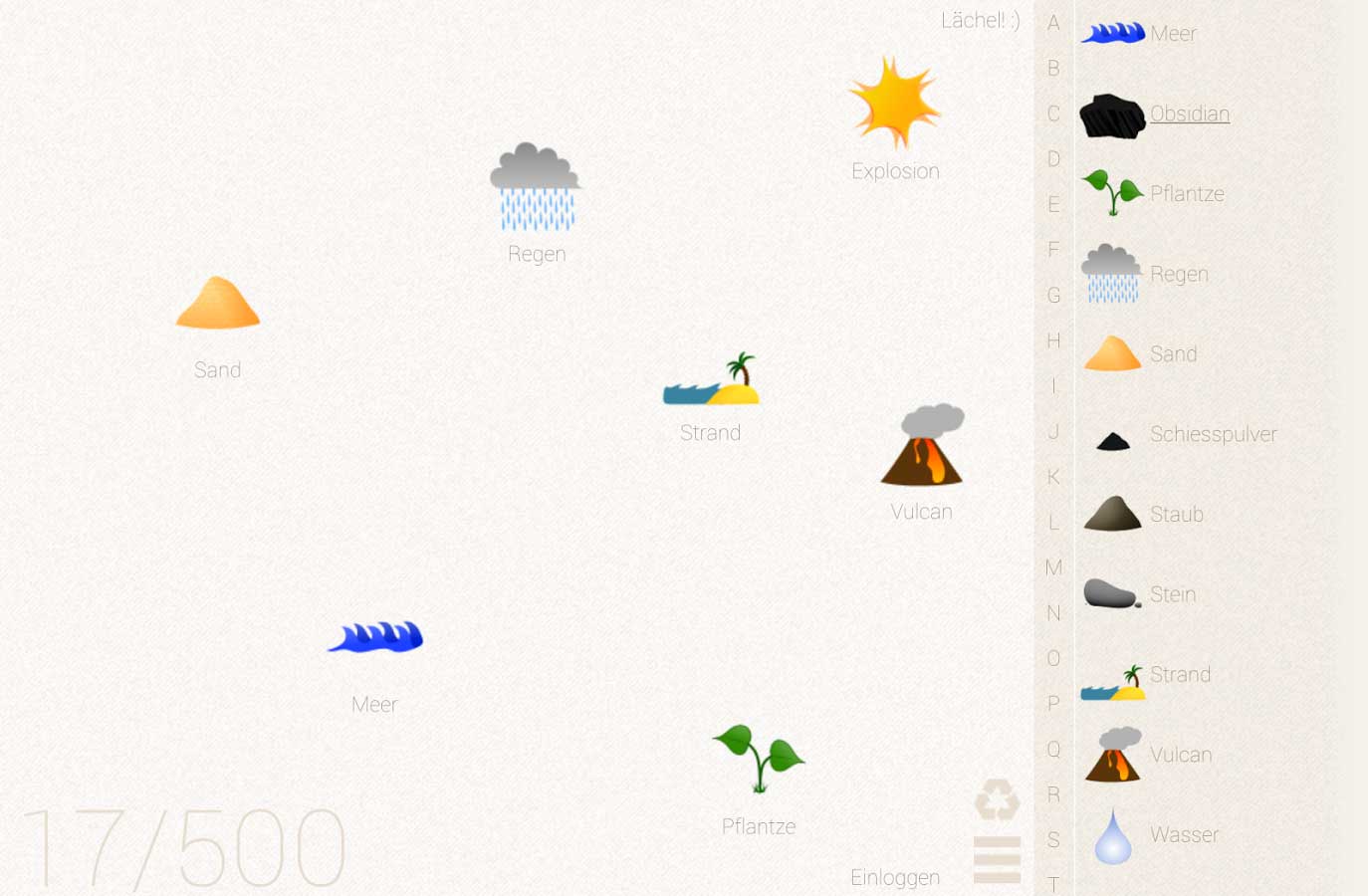 Little Alchemy Lösung (deutsch) für Android und iOS – Alle 540 Elemente