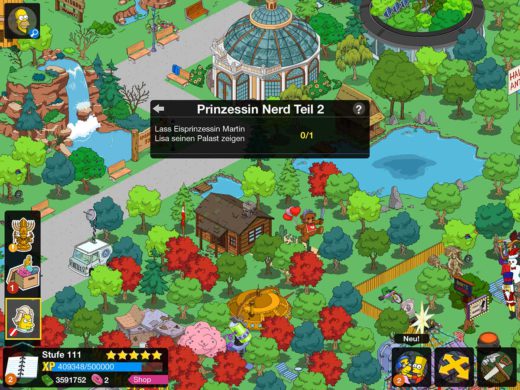 Simpsons Springfield: Eisprinzessin Martin Quest Prinzessin Nerd verschwindet nicht