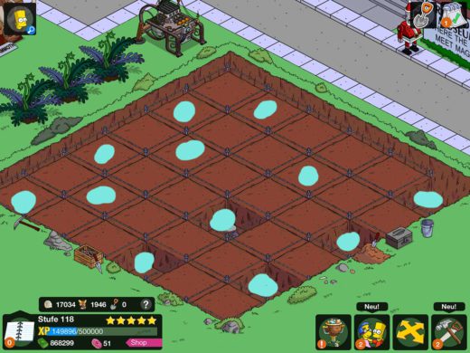 Simpsons Springfield: Juwel in der Ausgrabungsstätte schneller finden