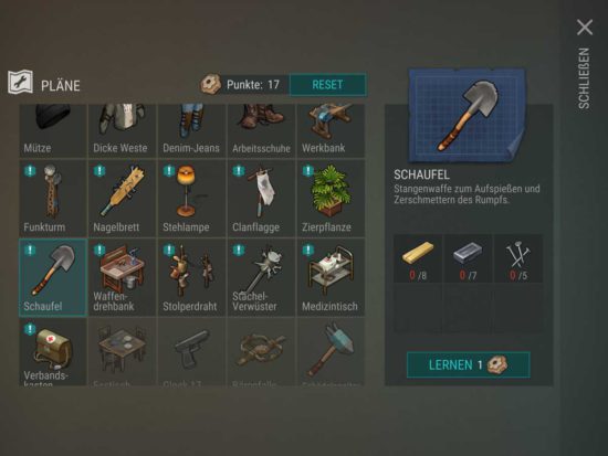 Last Day On Earth: Liste aller Waffen mit Schaden pro Sekunde