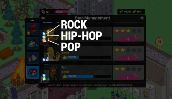 Simpsons Springfield: Homerpalooza Tipps zum Platzieren bei der Jam-Session – So gehts