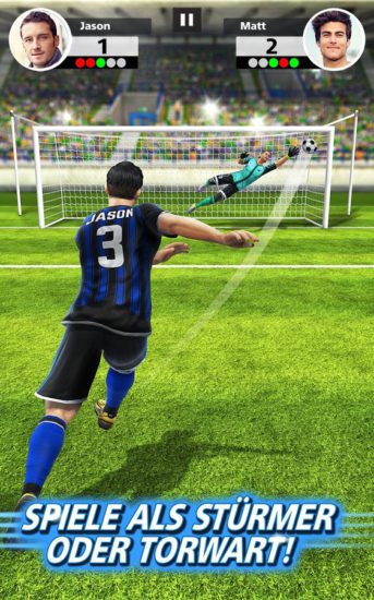Football Strike: Echtzeit Fußball Multiplayer für Android, iPhone und iPad