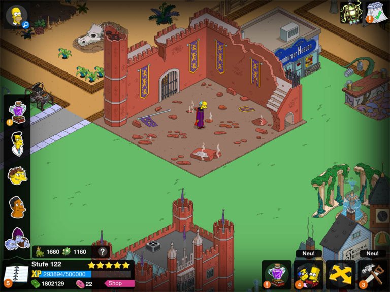 Simpsons Springfield: Ruinen der Magier-Akademie – So gehts – Kampf um Springfield (Mr. Burns)