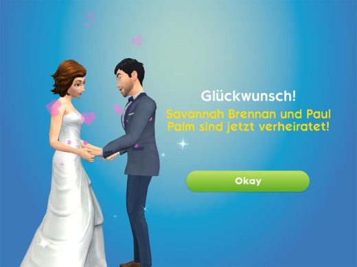 Sims Mobile: Hochzeit, Heiraten, Verlobung – Beziehungen weiterentwickeln