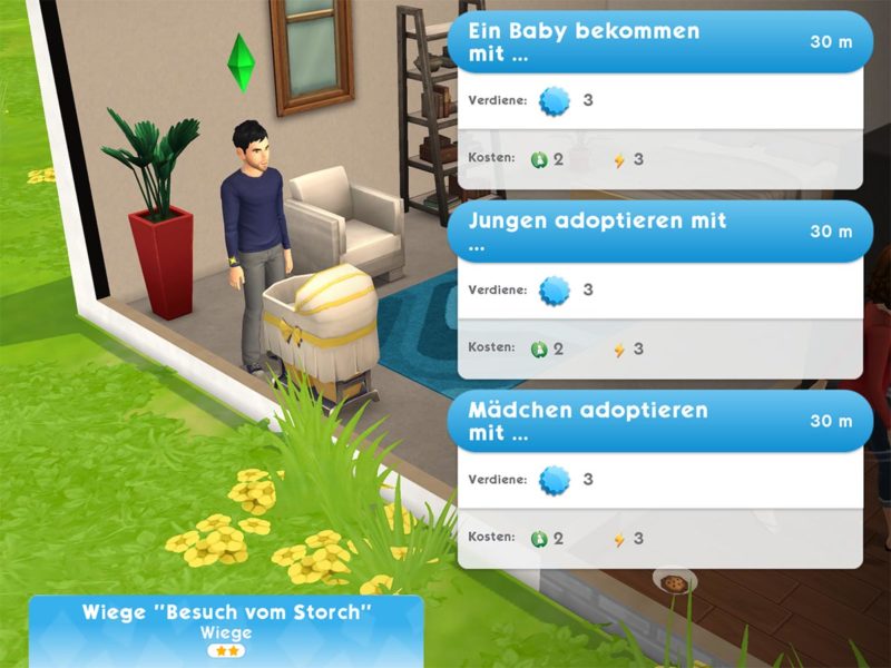 Sims Mobile Babys, Kinder, Nachwuchs So funktioniert es › Die Sims