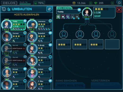 Westworld (Spiel): Hosts upgraden – Tipps und Tricks