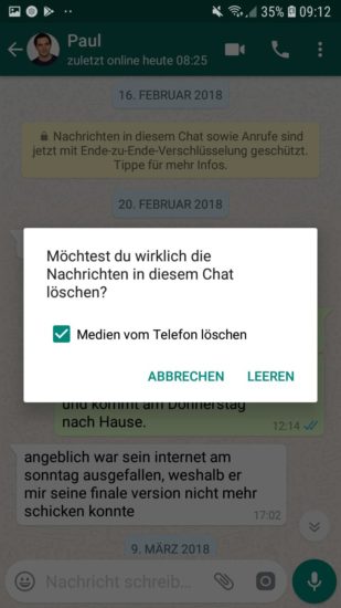 WhatsApp: Bilder wiederherstellen – Backup, Speicher, Chatverlauf / vom Gerät gelöscht