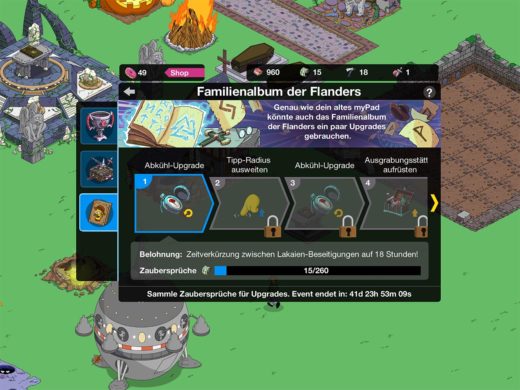 Simpsons Springfield: Familienalbum der Flanders – Upgrades und Tipps – Treehouse of Horror XXIX