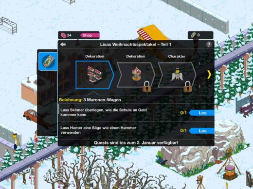 Simpsons Springfield Lisas Weihnachtsspektakel (Winter 2018) – Tipps, Programmhefte