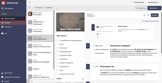 Kochbuch App: Rezepte speichern und digital verwalten